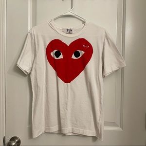 COPY - Authentic Play CDG Large Heart Cotton Tshirt